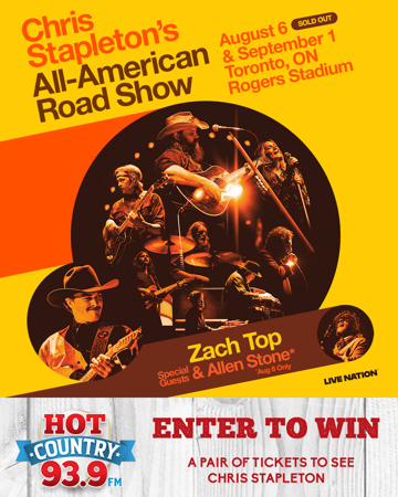 Enter to Win Tickets to Chris Stapleton